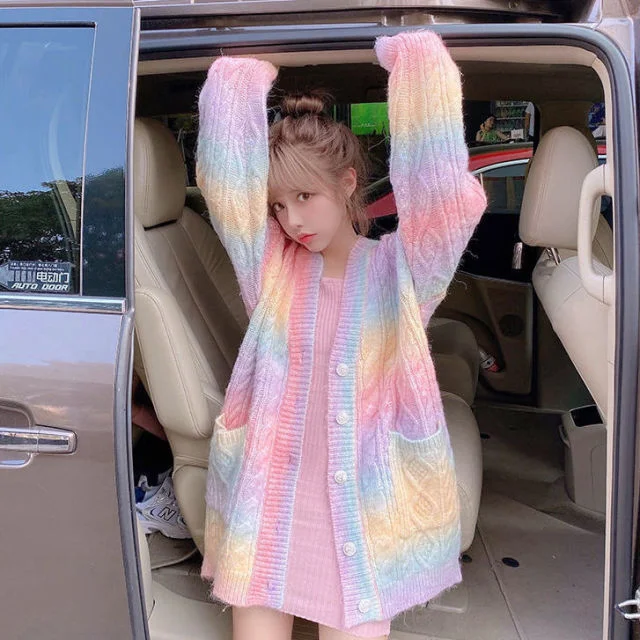 rainbow sweater