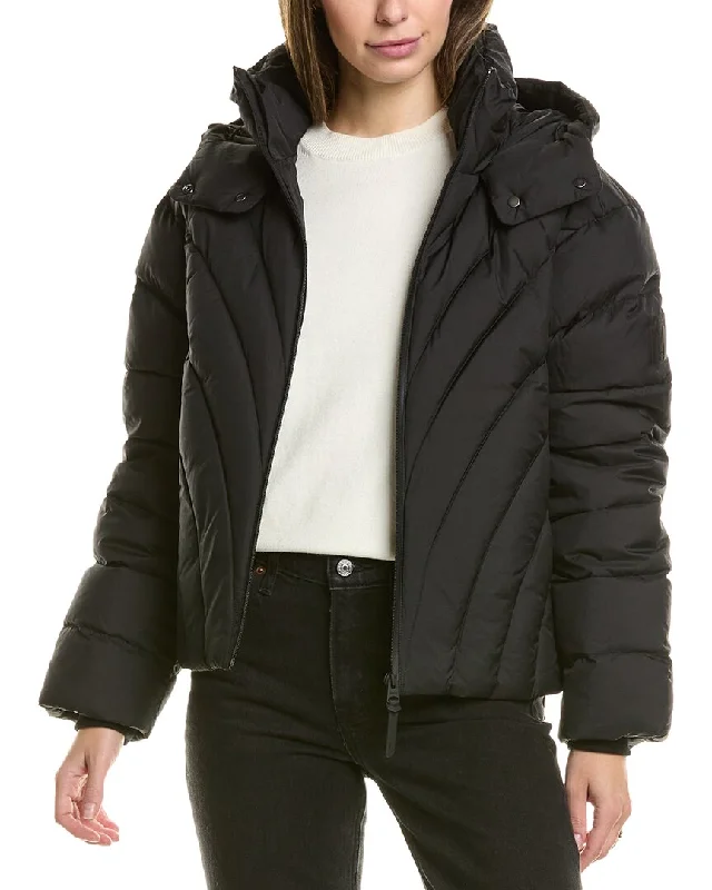 Mackage Quilted Puffer Jacket Oversized Jacket Tailored Jacket Straight Jacket