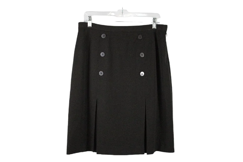 Grace Elements Brown Skirt | 12 zip skirt side
