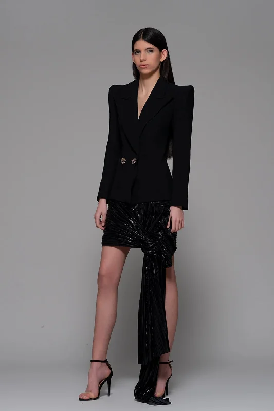Double vested jacket with short skirt Embroidered Jacket Appliqued Jacket Beaded Jacket Double vested jacket with short skirt Embroidered Jacket Appliqued Jacket Beaded Jacket