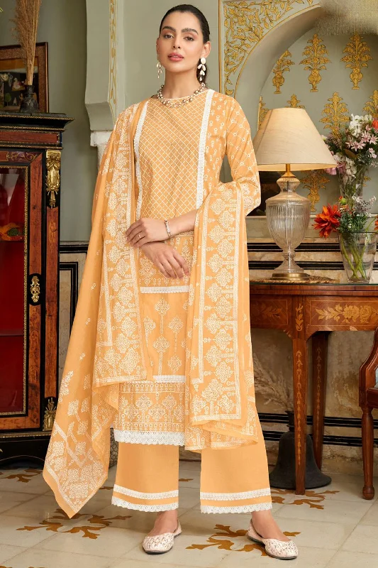 Gorgeous Pure Cambric Cotton Print With Additional Hand Work Salwar Kameez Plazzo Pant Suit Comfortable Fleece Pants