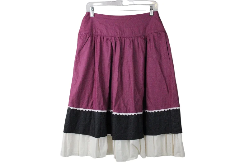 Star Studio Color Blocked Skirt | 9/10 floral skirt print