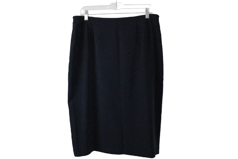 Kasper Navy Blue Skirt | 14 corduroy skirt durable