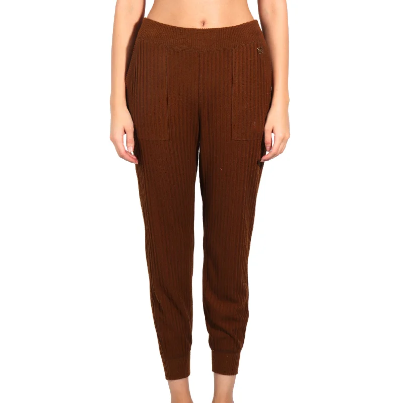 CALVIN KLEIN - Pull Over Ribbed Pants Slim-Fit Khaki Pants