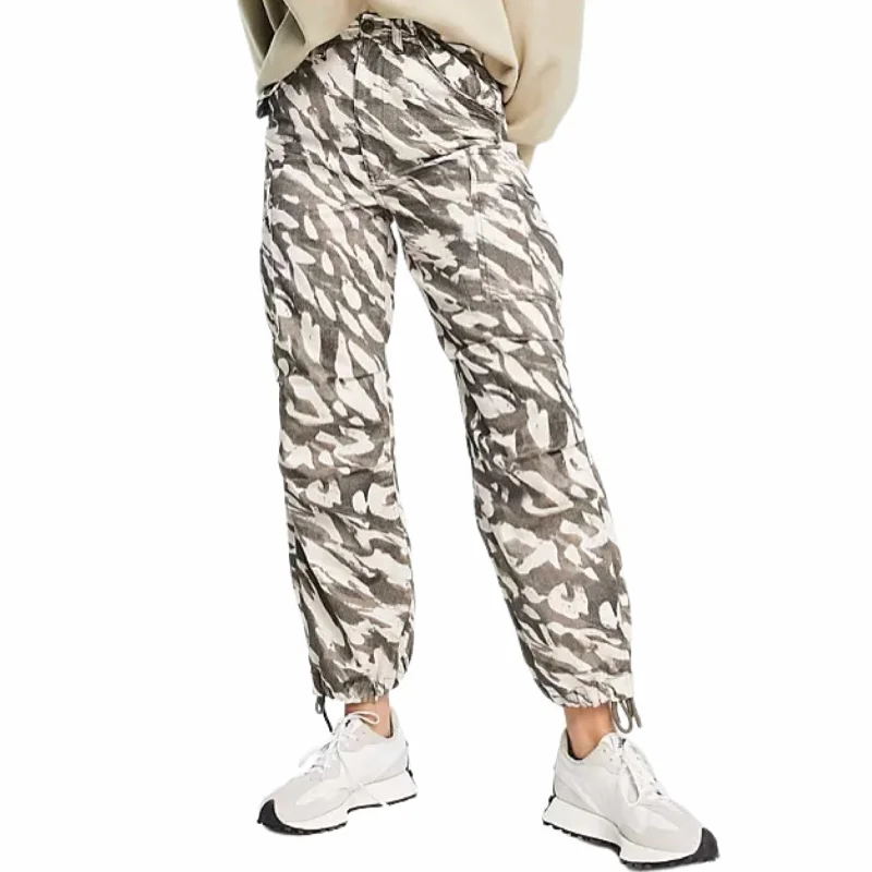 TOPSHOP - cuffed balloon utility pant High-Waist Jeans