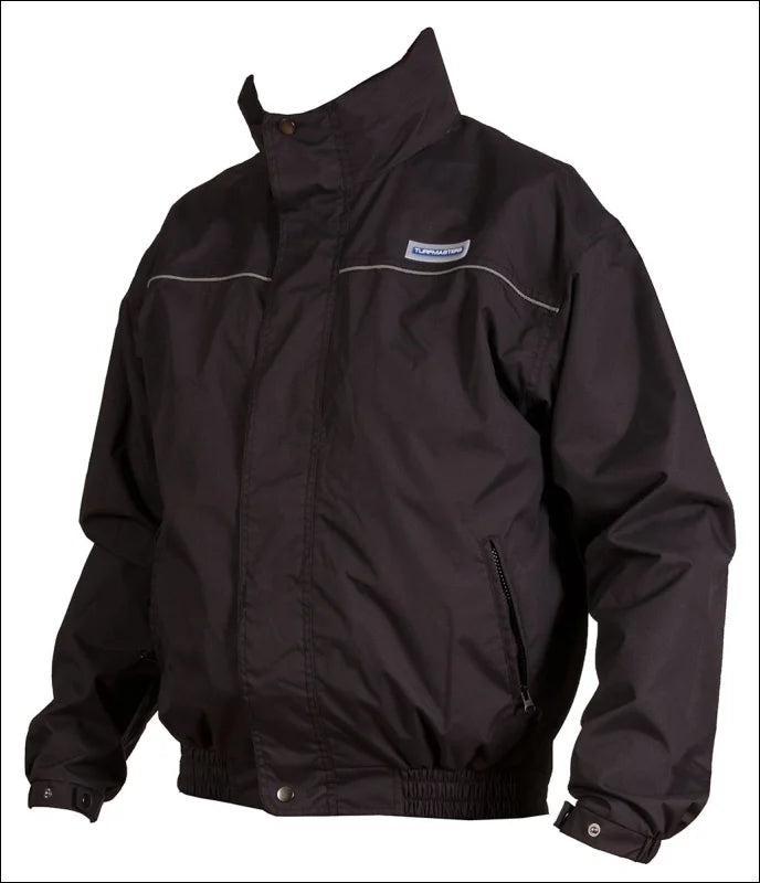 Turfmasters Waterproof Jacket - Black Cardigan Sweater Pullover