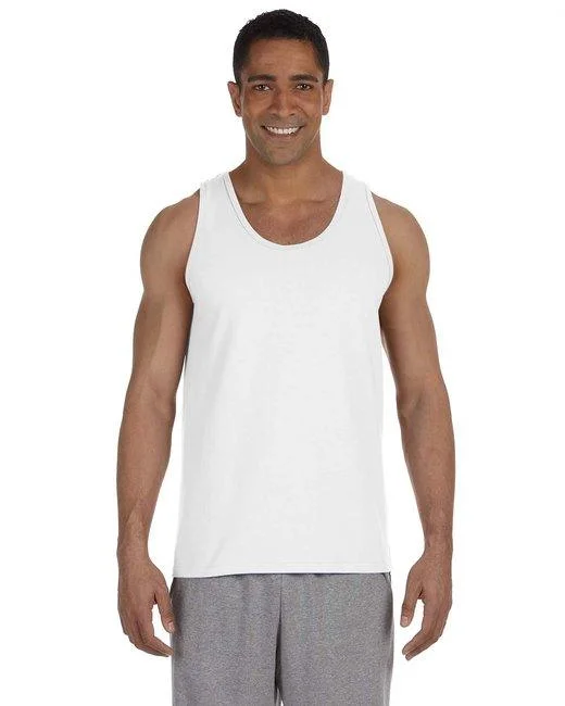 Gildan Adult Ultra Cotton  Tank G220 (Pack of 6) bright tank top
