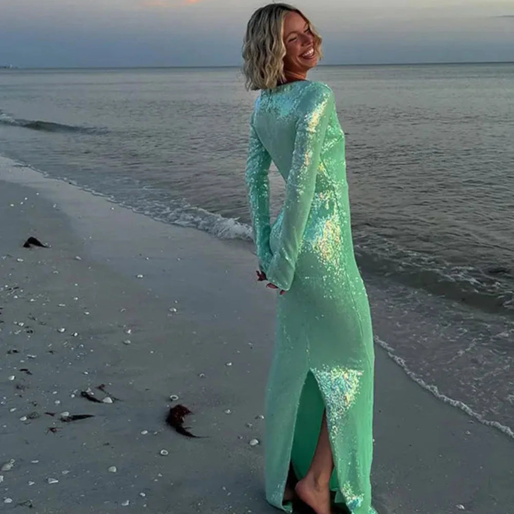 Lunivop Long Sleeve Formal Occasion Dresses for Women 2024 Autumn Sequins Elegant Maxi Dress Wedding Guest Party Dresses Tunics Party sparkling Lunivop Long Sleeve Formal Occasion Dresses for Women 2024 Autumn Sequins Elegant Maxi Dress Wedding Guest Party Dresses Tunics Party sparkling