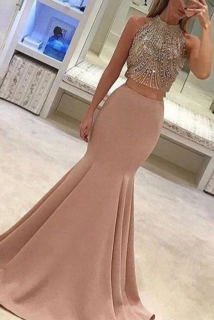 Backless Beaded Mermaid Fashion Prom Dress Sexy Party Dress New Style Evening Dresses Tunics Trousers formal Backless Beaded Mermaid Fashion Prom Dress Sexy Party Dress New Style Evening Dresses Tunics Trousers formal