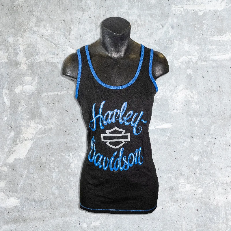 Wild Fire Harley Davidson- Sale Women's Bravura Tank print tank top