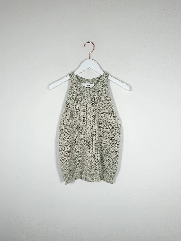 Pomandère - Knit Tank - Ice lace back tank