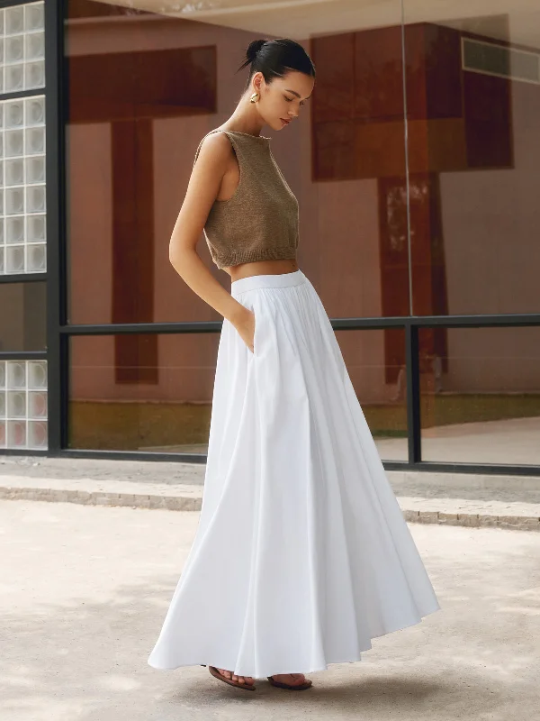 NOLA | LINEN MAXI SKIRT wrap skirt elegant