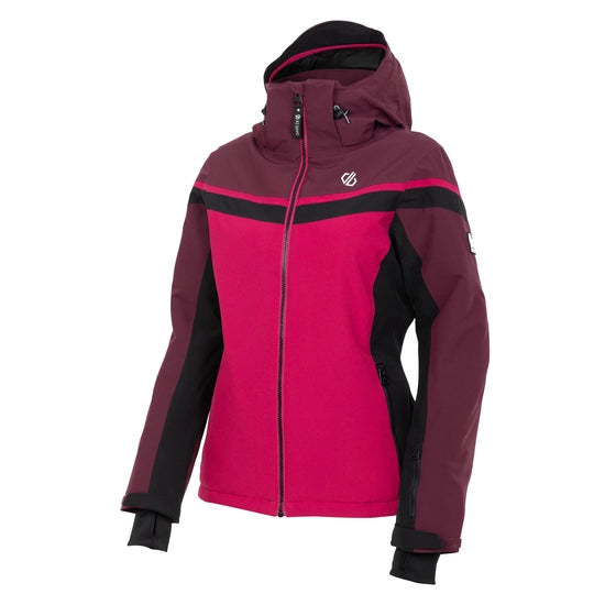 Dare 2 Be Womens Flurry Ski Jacket Herringbone Jacket Checkered Jacket Solid Jacket