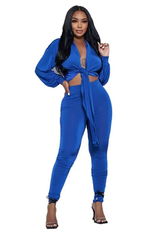 SEXY TWO PIECE PANT SET Elegant Trouser Pants