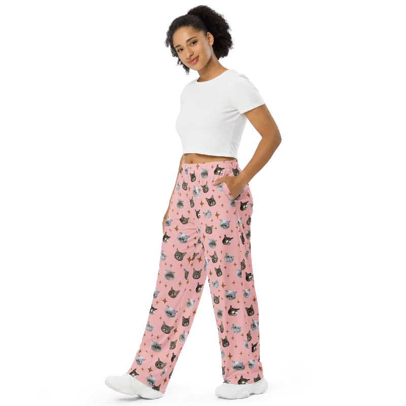 Leisure Pants - Sparkle Pink Cozy Full-Length Pants