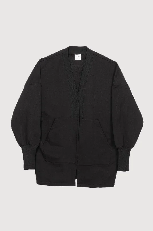 FLOW CARDIGAN Boat Neck Shawl Collar Notched Collar