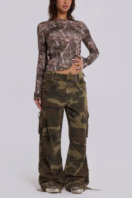 Trooper Camo Cargo Pant Formal Slim Pants
