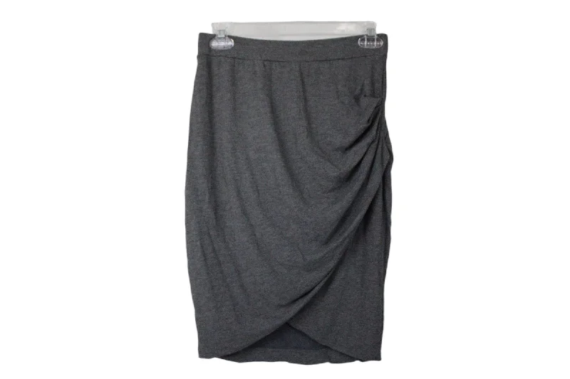 Metaphor Gray Fitted Skirt | XS vintage skirt charm