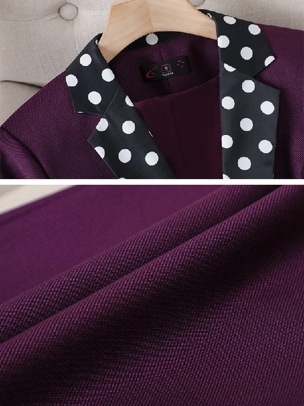 Purple Suit Set