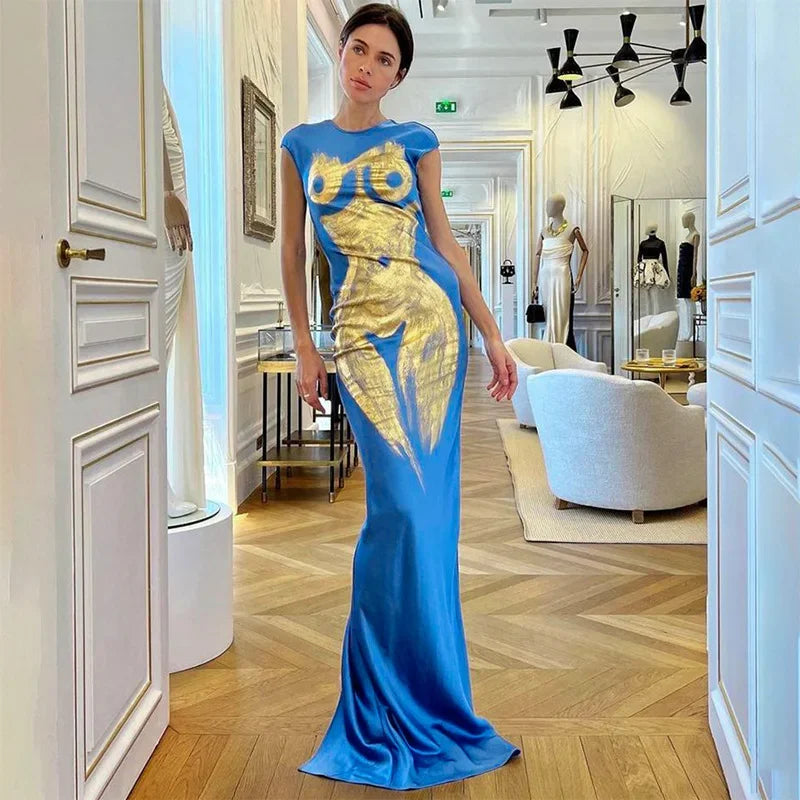 Lunivop 3D Body Print Slim Maxi Party Dress Women Autumn O Neck Short Sleeves High Waist Hips Wrapped Evening Dresses Streetwear Tunics Hiking breathable Lunivop 3D Body Print Slim Maxi Party Dress Women Autumn O Neck Short Sleeves High Waist Hips Wrapped Evening Dresses Streetwear Tunics Hiking breathable
