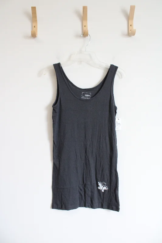 NEW Sonoma Gray Everyday Tunic Tank | M trendy tank top