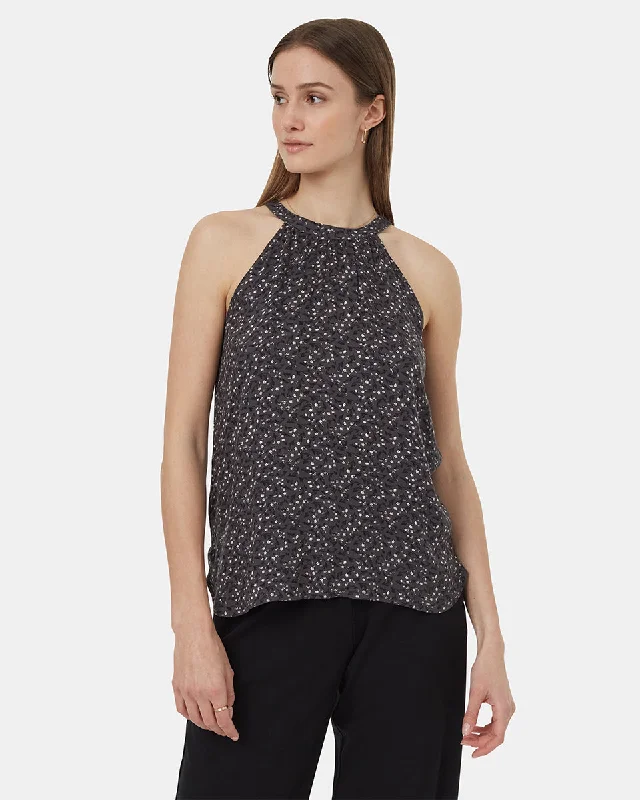 EcoWoven Crepe Cypress Tank bold tank top