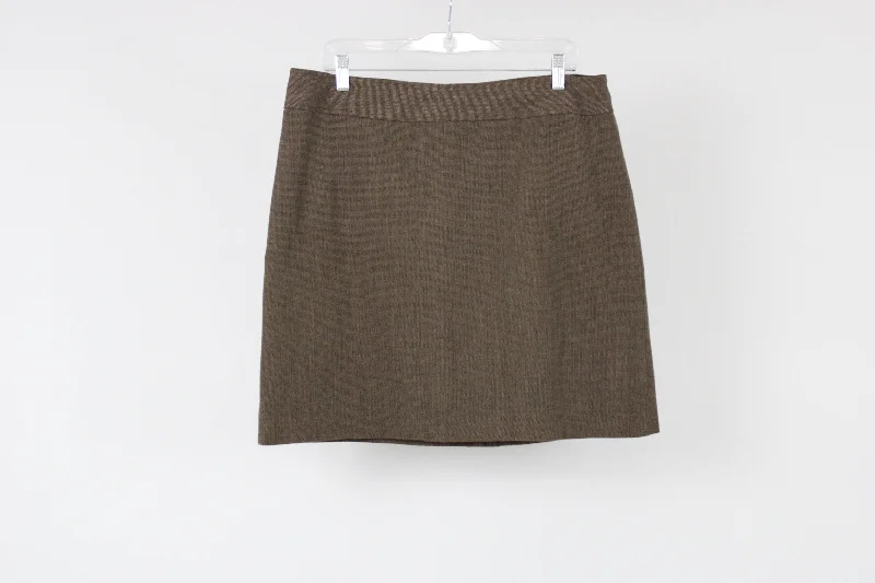 Rafaella Brown Patterned Skirt | 16 lace skirt romantic