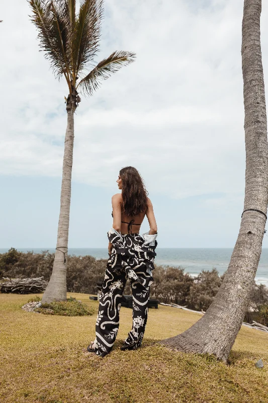 Leo Pant - Black Sand Formal Stretch Pants