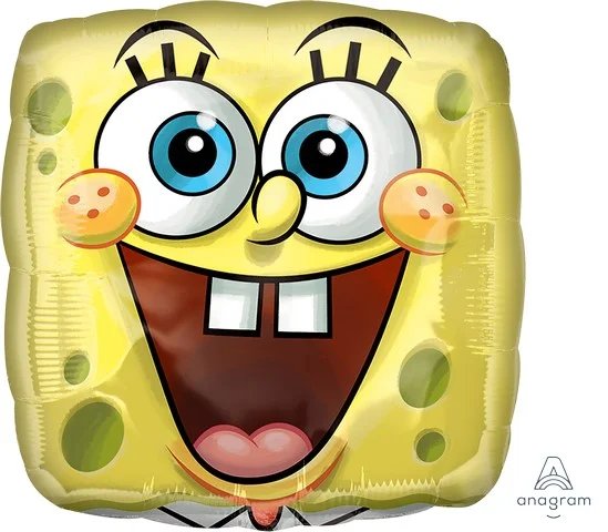 45cm Standard XL SpongeBob Square Pants Face Balloon Fashionable Jogger Pants