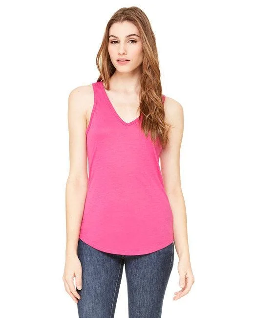 Bella + Canvas Ladies' Flowy V-Neck Tank B8805 flowy tank top