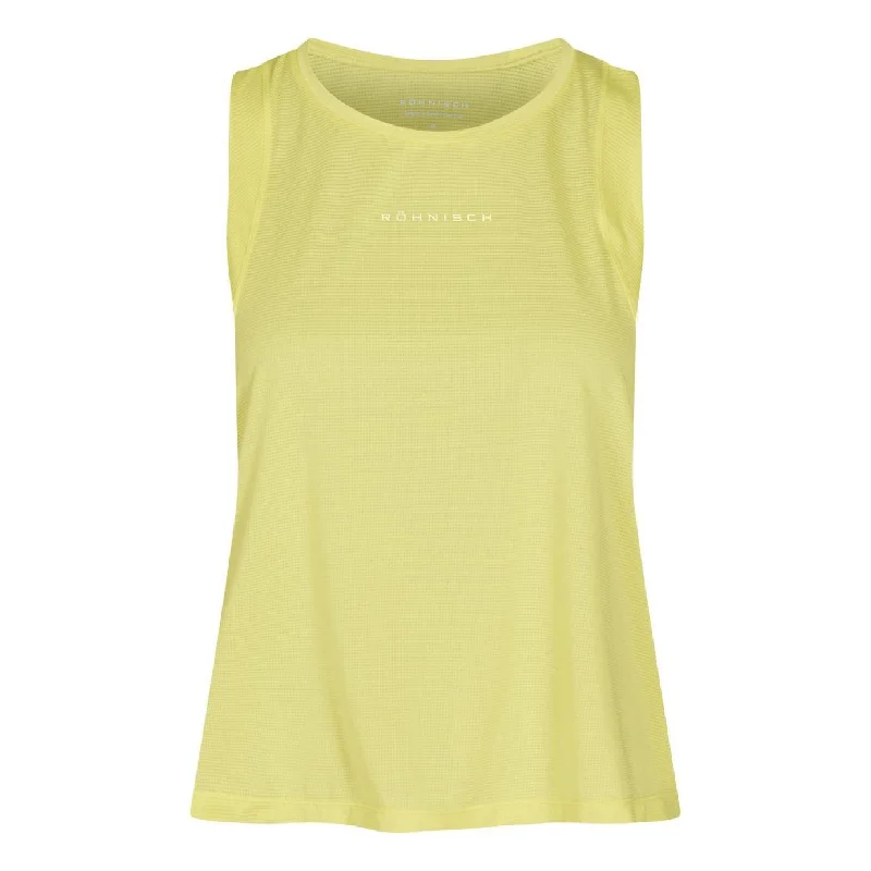 Kay Tank Top, Yellow Iris tie dye tank