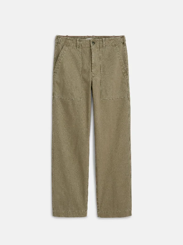 Field Pant in Herringbone Soft Sweatpants Style