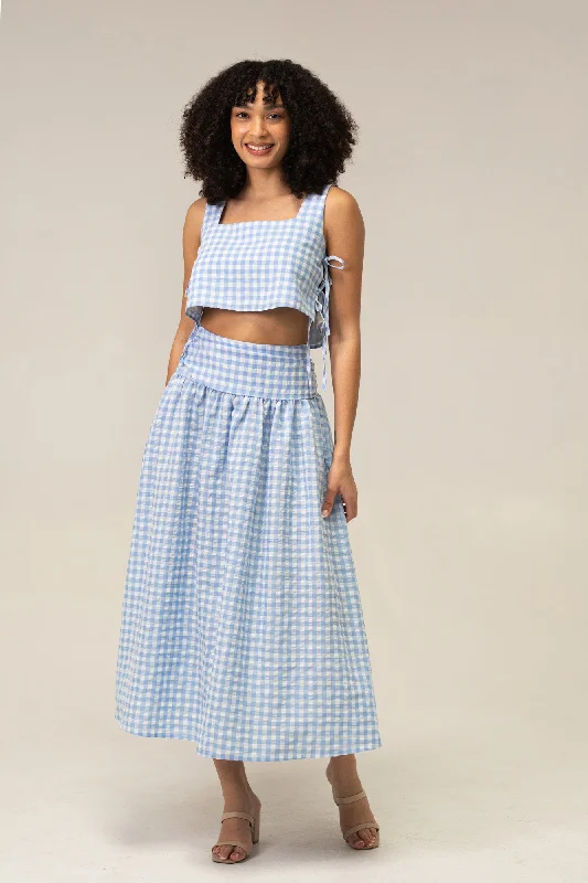 Greta Tank & Skirt Set strappy tank top