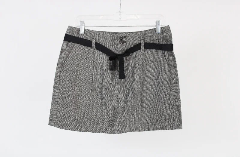 Gap Wool Blend Belted Skirt | 4 velvet skirt plush