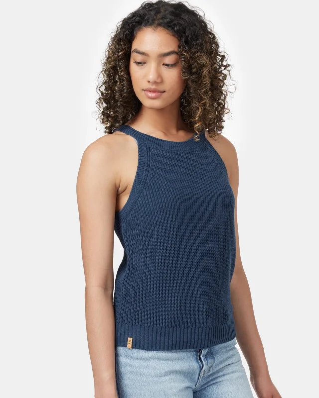 Highline Cotton Knit Tank lavender tank top