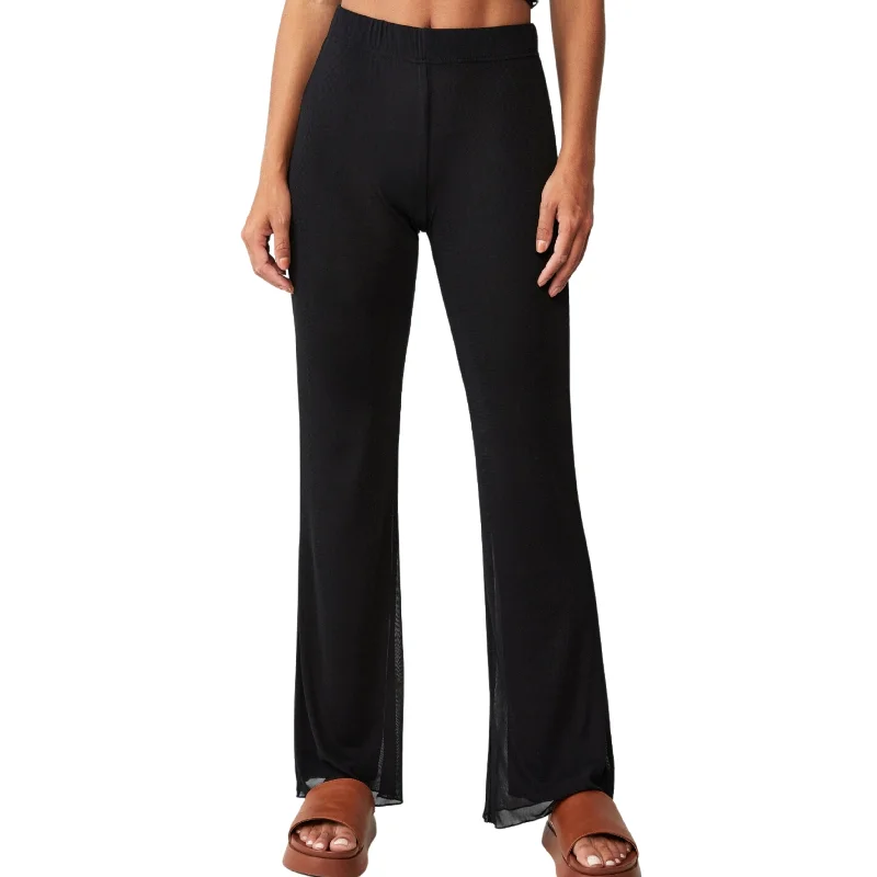 COTTON ON - Pull on Flare Pants Formal Linen Trousers