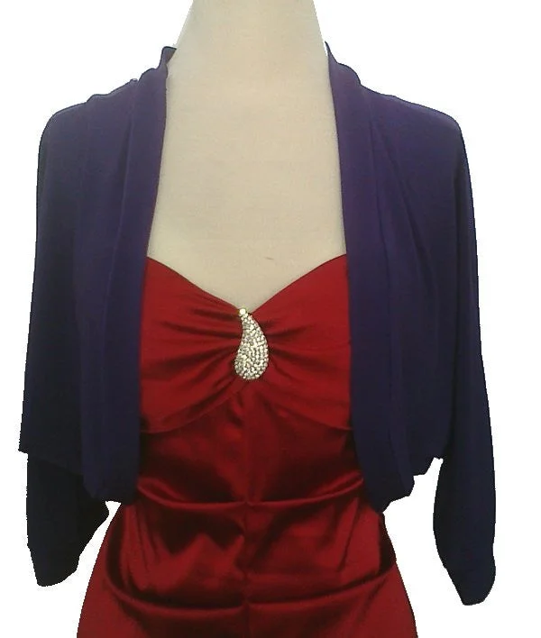 Mid Length Purple Bolero Jacket Stretch Shrug Bridal Wedding Jacket Wool Jacket Cashmere Jacket Tweed Jacket Mid Length Purple Bolero Jacket Stretch Shrug Bridal Wedding Jacket Wool Jacket Cashmere Jacket Tweed Jacket