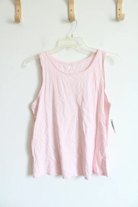 NEW Old Navy Light Pink Cotton Tank Top | L fashionable tank top