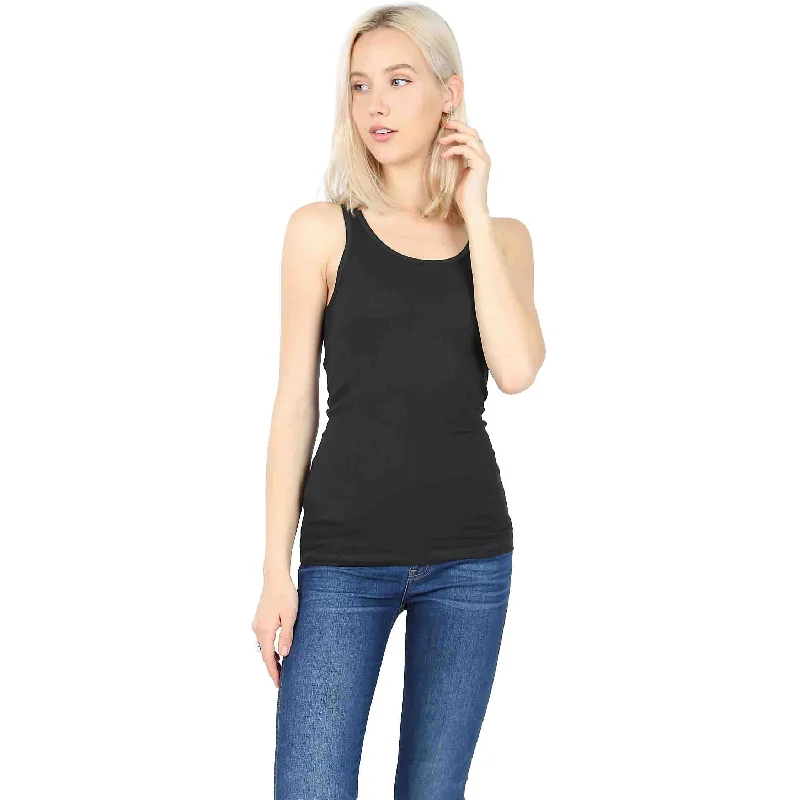Ribbed Knit Racerback Tank lounge tank top