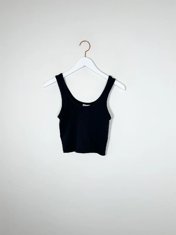 Jungmaven - Sporty Tank - Black cropped tank top