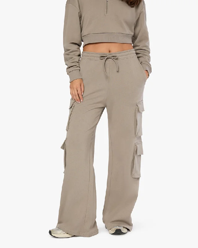 Cargo Sweat Pant Chic Black Leggings