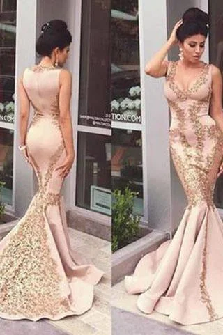 Lace Applique Mermaid Long Gold V-Neck Ruffles Sexy Straps Evening Dresses Party Dresses Tunics Velvet soft Lace Applique Mermaid Long Gold V-Neck Ruffles Sexy Straps Evening Dresses Party Dresses Tunics Velvet soft