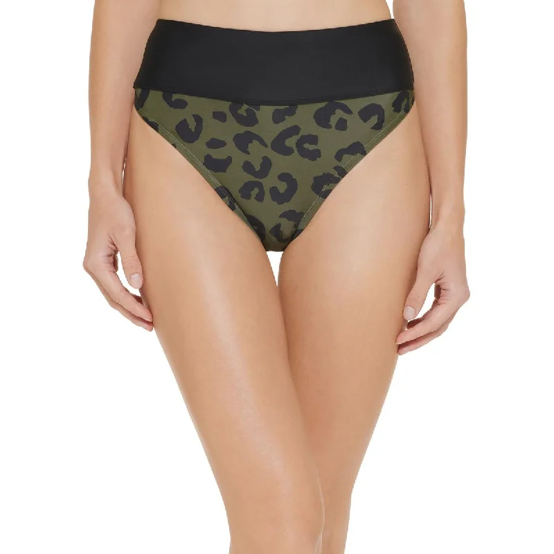 Womens Printed High-Waist Swim Bottom Separates Summer Ready Swimsuit