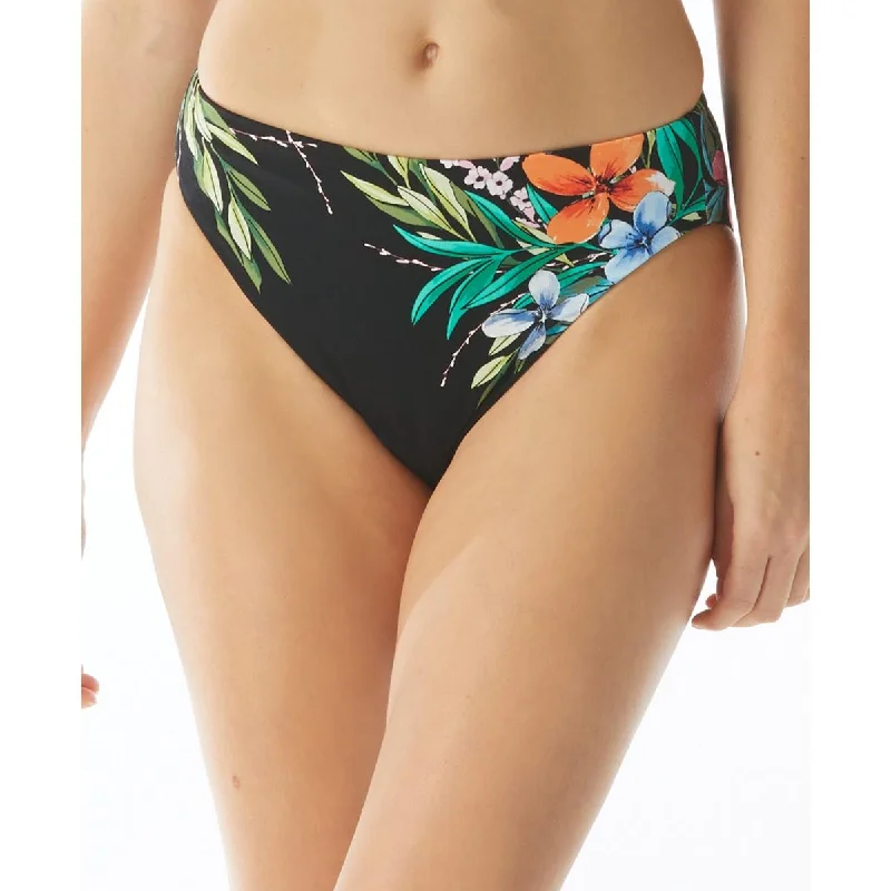 Womens Floral High-Rise Swim Bottom Separates Stylish Swimsuit Set