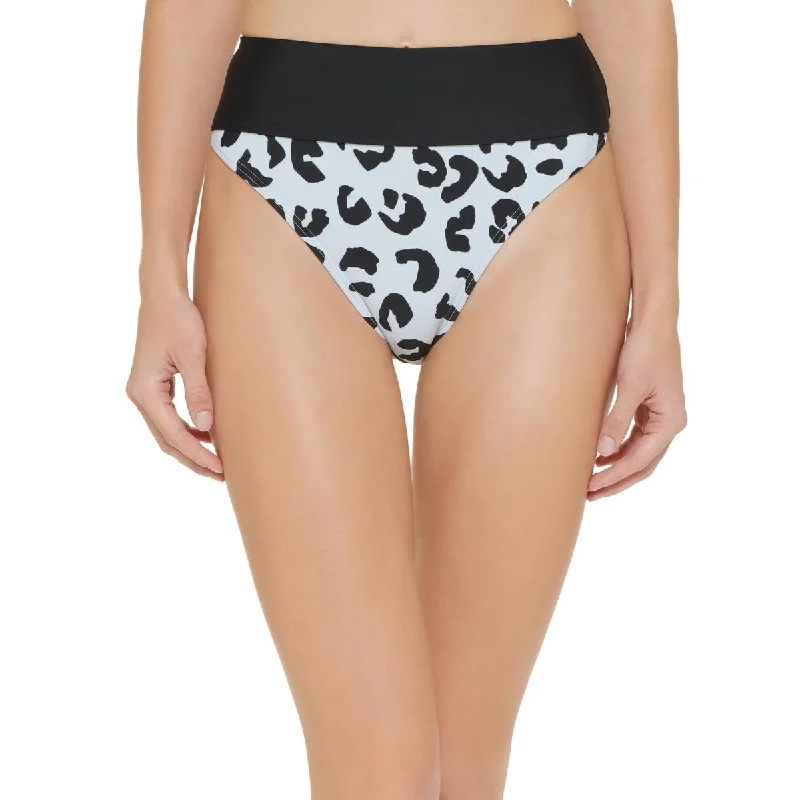 Womens P Nylon Swim Bottom Separates Crisscross Back Swimsuit