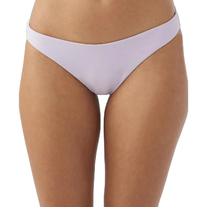 Womens Solid Lined Swim Bottom Separates Sleek Mesh Bikini