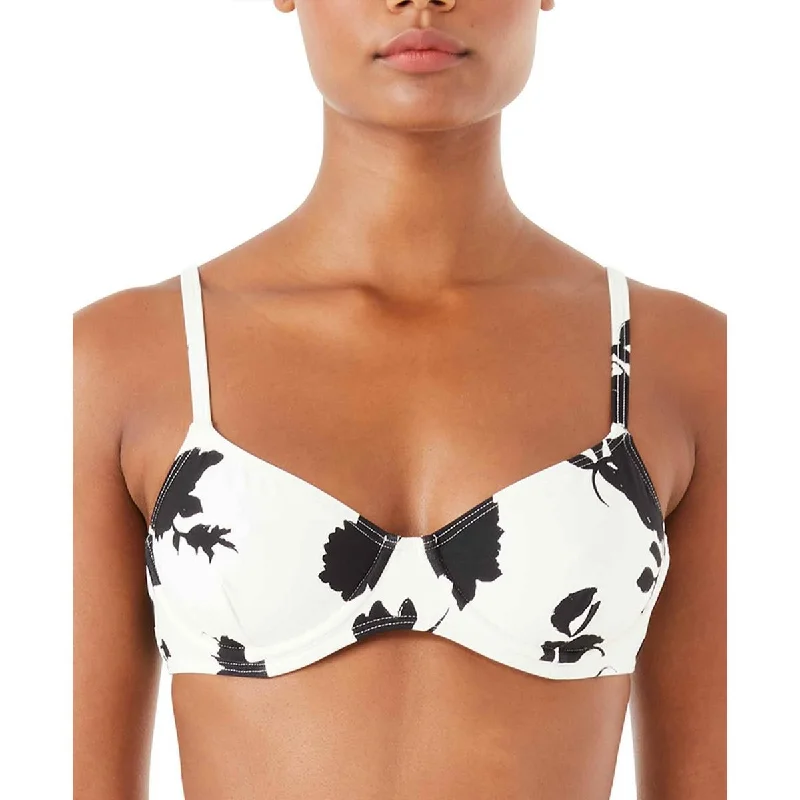 Womens Underwire Printed Bikini Swim top Luxury Swimsuit Style