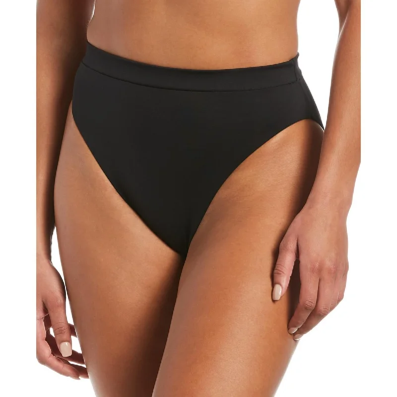 Womens Solid Lin Swim Bottom Separates Beachy Ruffle Bikini