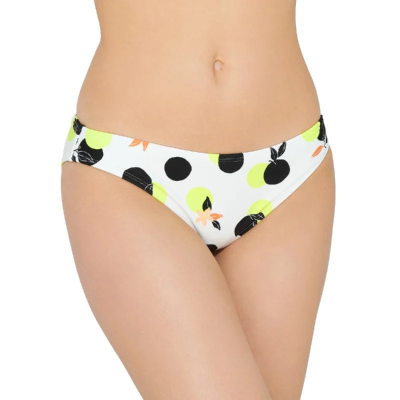Womens Floral Lined Swim Bottom Separates Swimsuit with Skirt