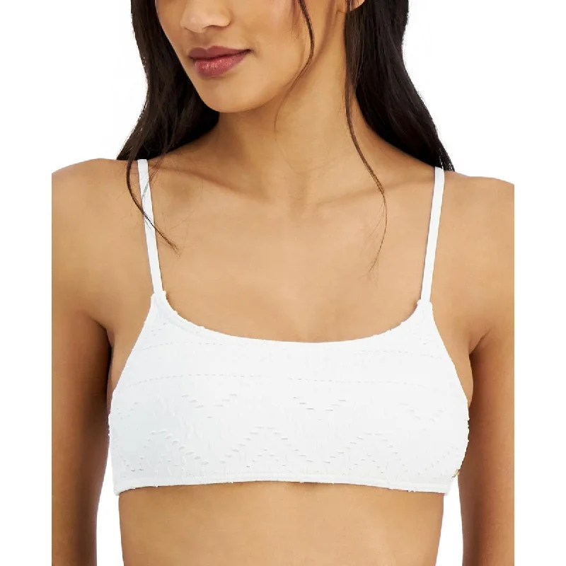 Juniors Womens Crochet Removable Padding Bikini Swim top Lace Back Bikini